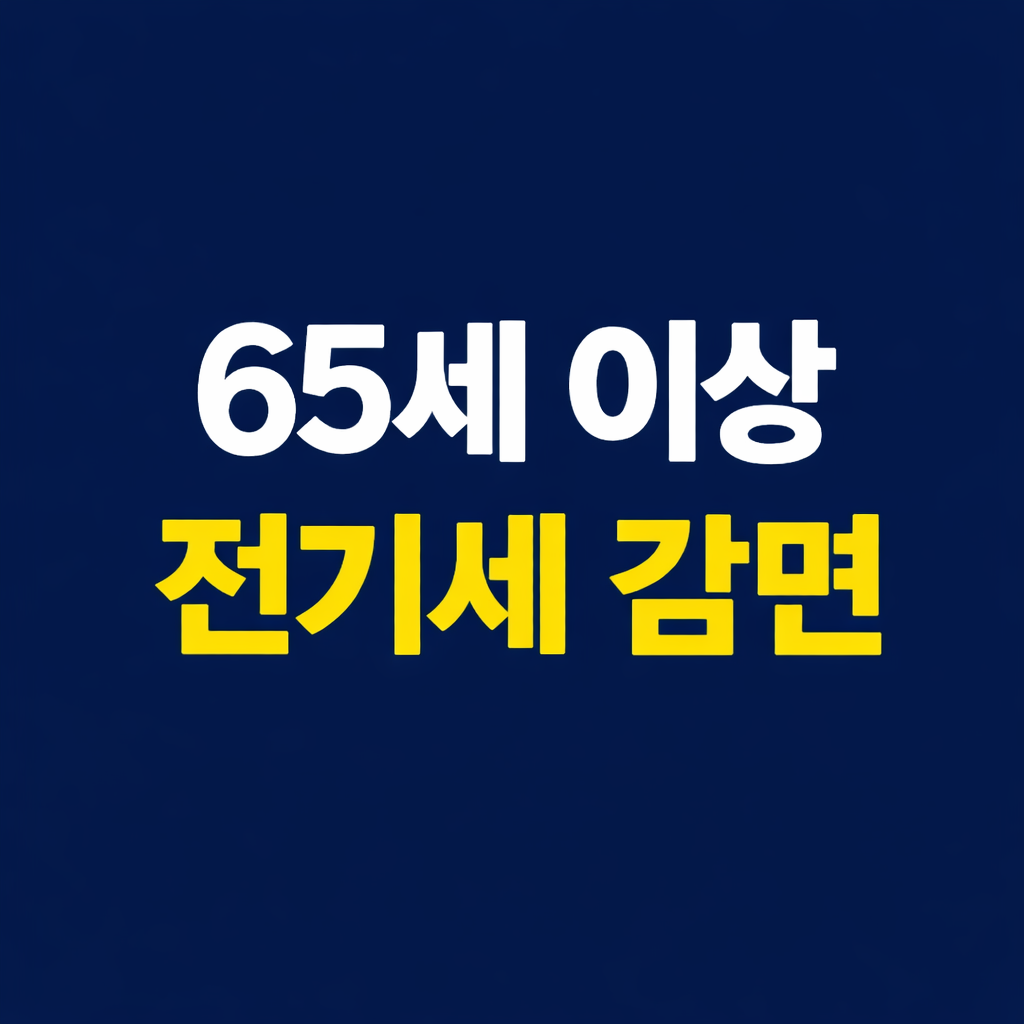 65세전기세감면