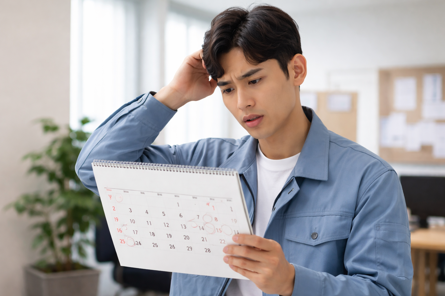 실업급여 근무일수 산정